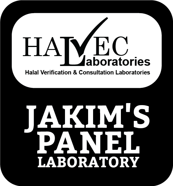 Certified Halal by Halvec Laboratories, Jakim's panel laboratory