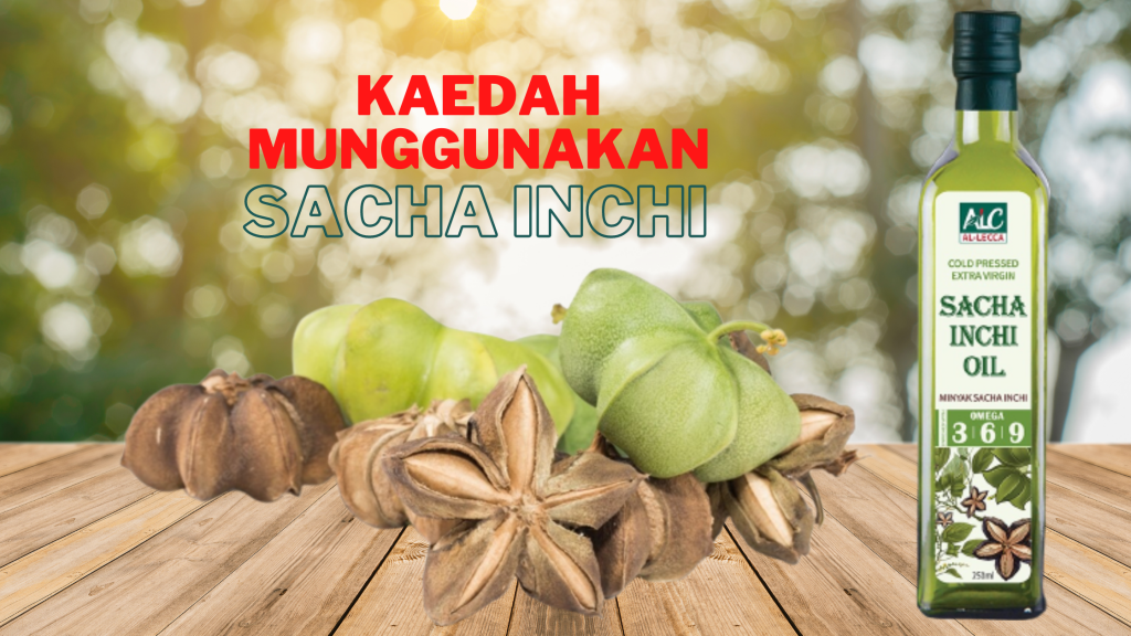 kaedah menggunakan sacha inchi